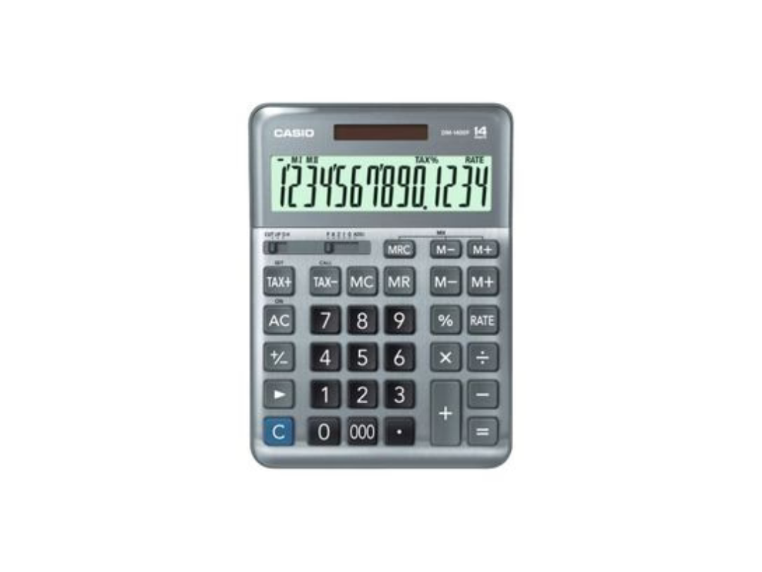 Buy Casio Electronic Calculator DM-1400F-W-DP in Qatar Buy Casio Electronic Calculator DM-1400F-W-DP in Qatar